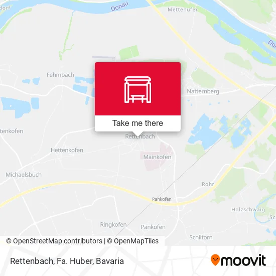 Карта Rettenbach, Fa. Huber