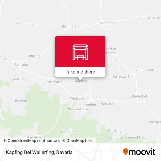 Карта Kapfing Bei Wallerfing