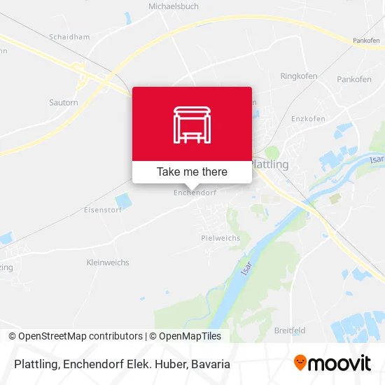Карта Plattling, Enchendorf Elek. Huber