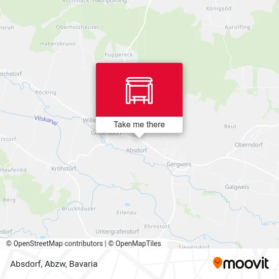 Absdorf, Abzw map