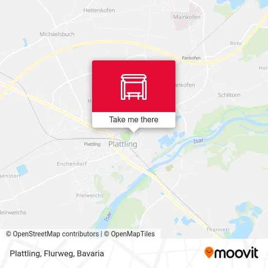 Карта Plattling, Flurweg