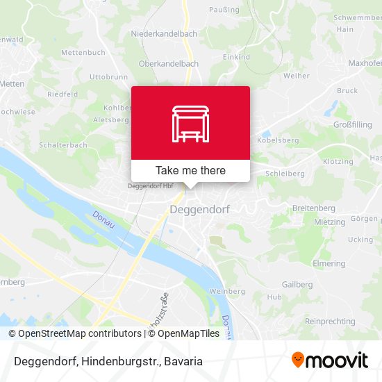 Deggendorf, Hindenburgstr. map