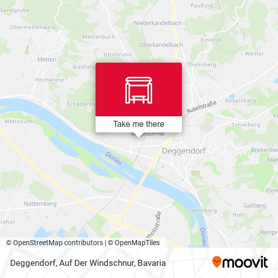 Deggendorf, Auf Der Windschnur map