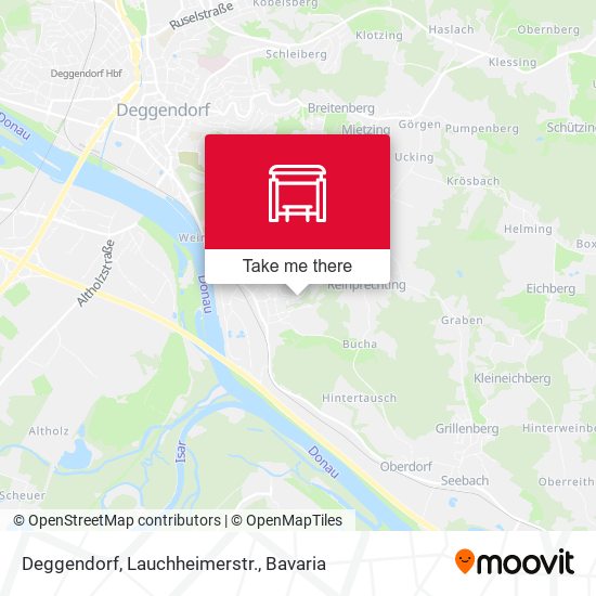 Deggendorf, Lauchheimerstr. map