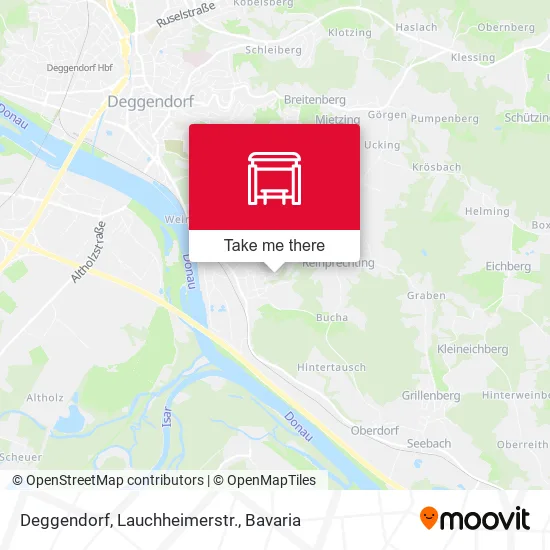 Карта Deggendorf, Lauchheimerstr.