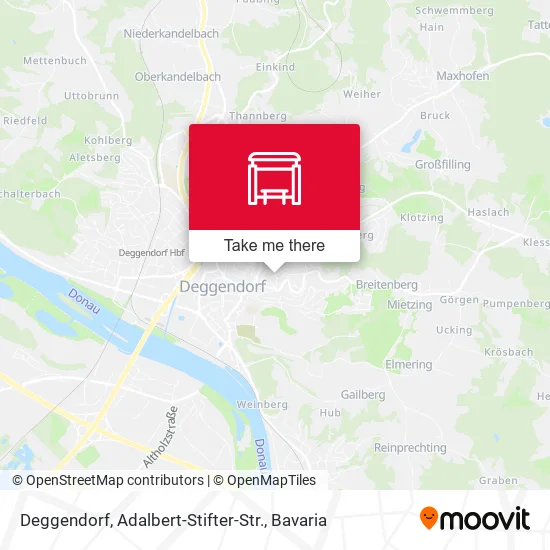 Карта Deggendorf, Adalbert-Stifter-Str.