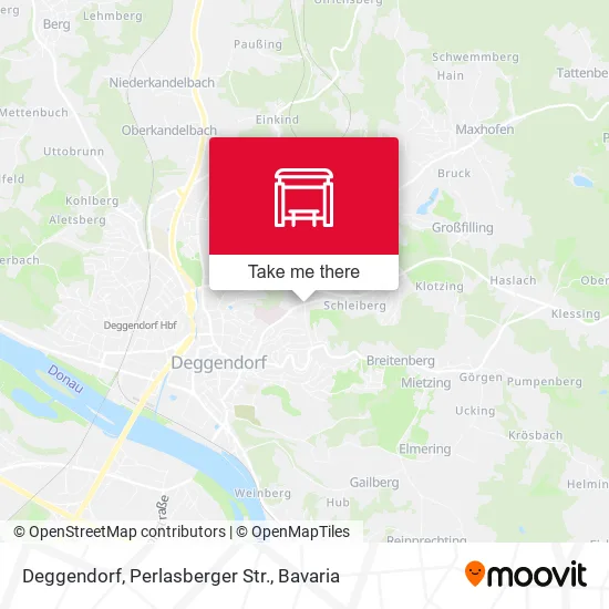Карта Deggendorf, Perlasberger Str.