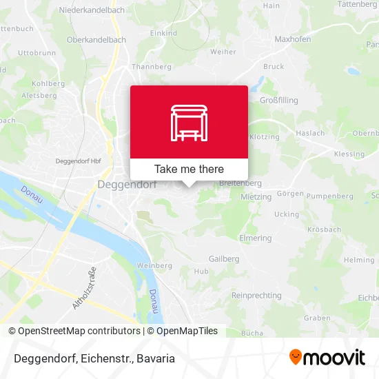 Карта Deggendorf, Eichenstr.
