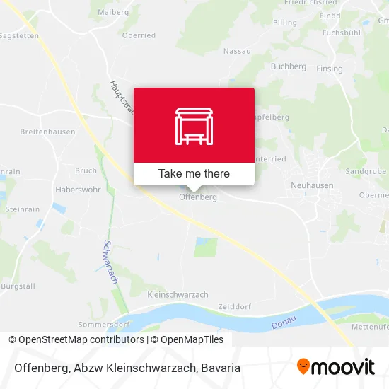 Карта Offenberg, Abzw Kleinschwarzach