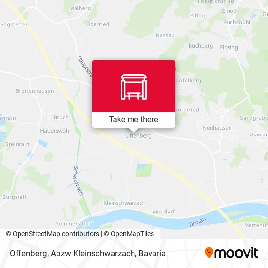 Карта Offenberg, Abzw Kleinschwarzach