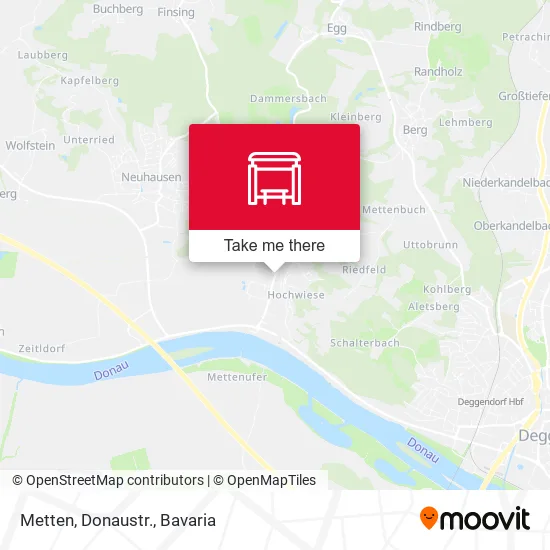 Карта Metten, Donaustr.