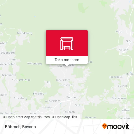 Карта Böbrach