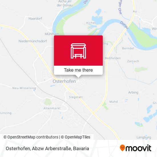 Osterhofen, Abzw Arberstraße map