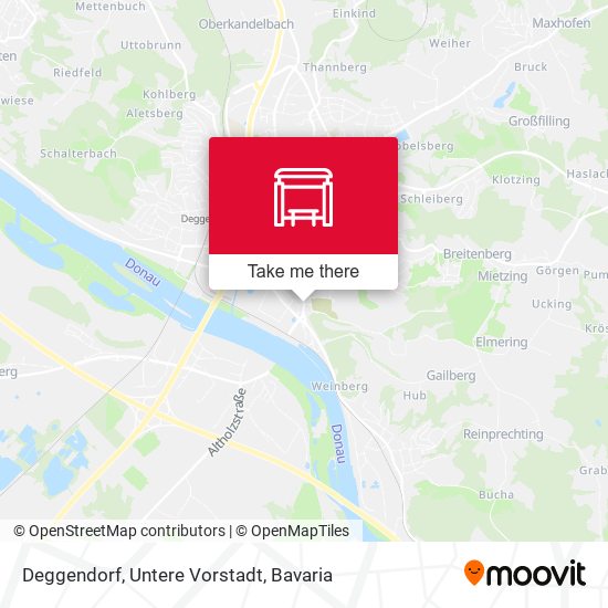 Deggendorf, Untere Vorstadt map