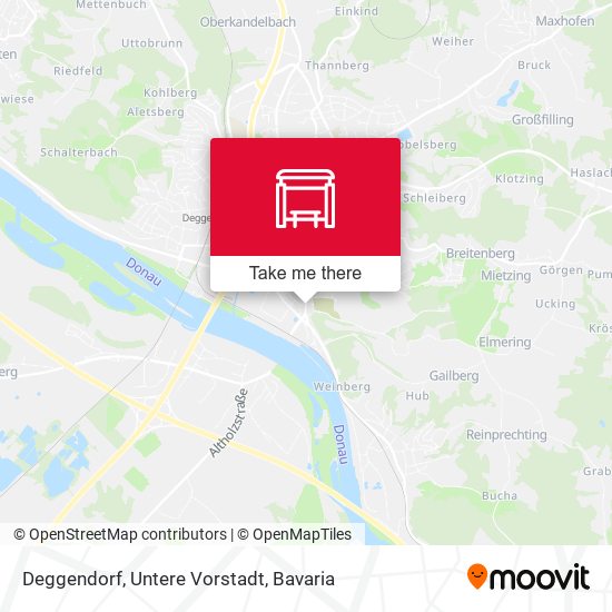 Deggendorf, Untere Vorstadt map