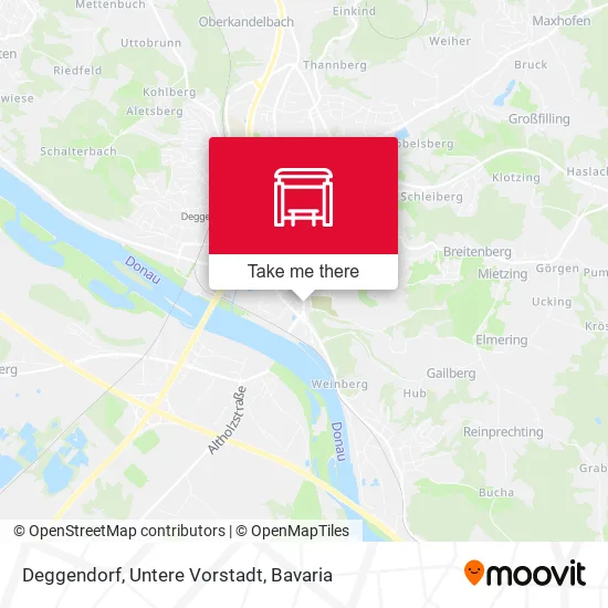 Карта Deggendorf, Untere Vorstadt