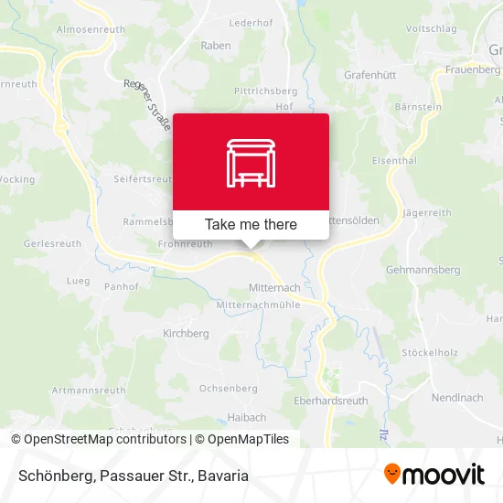 Карта Schönberg, Passauer Str.