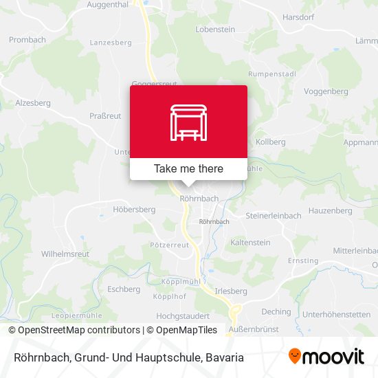 Röhrnbach, Grund- Und Hauptschule map