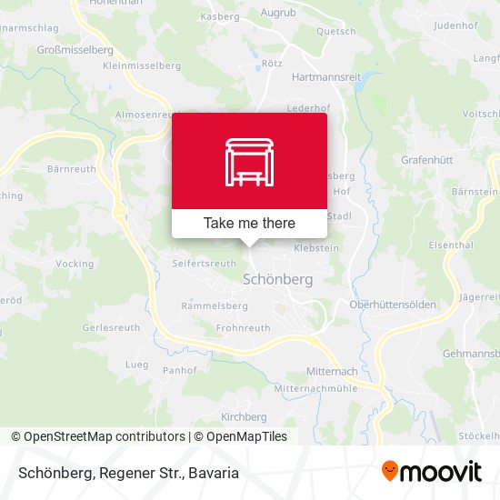 Schönberg, Regener Str. map