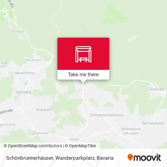 Карта Schönbrunnerhäuser, Wanderparkplatz