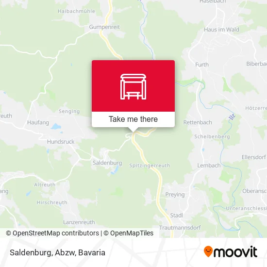 Карта Saldenburg, Abzw