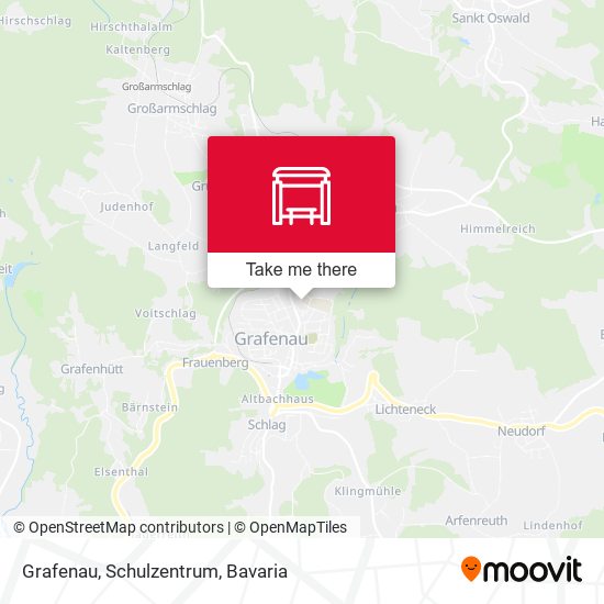 Grafenau, Schulzentrum map