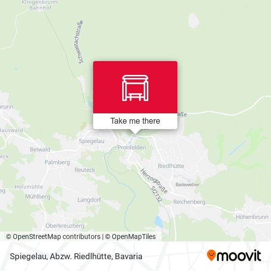 Spiegelau, Abzw. Riedlhütte map