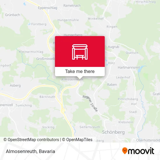 Almosenreuth map