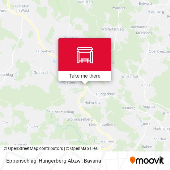 Eppenschlag, Hungerberg Abzw. map