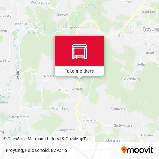 Карта Freyung, Feldscheid