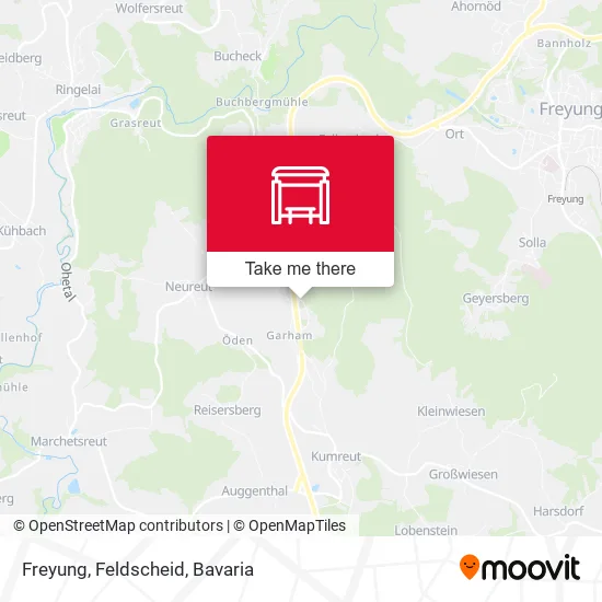 Карта Freyung, Feldscheid