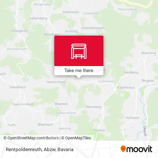 Карта Rentpoldenreuth, Abzw