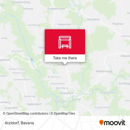 Atzldorf map