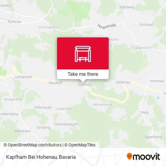 Карта Kapfham Bei Hohenau