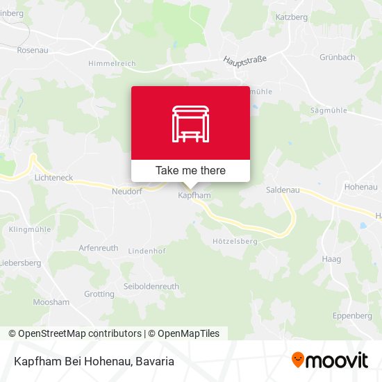 Карта Kapfham Bei Hohenau