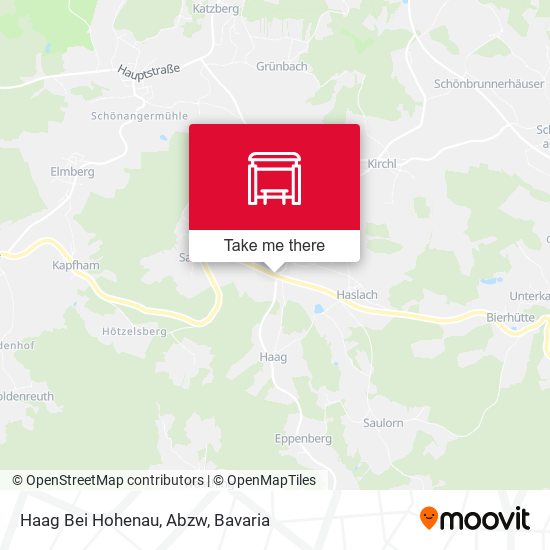 Haag Bei Hohenau, Abzw map