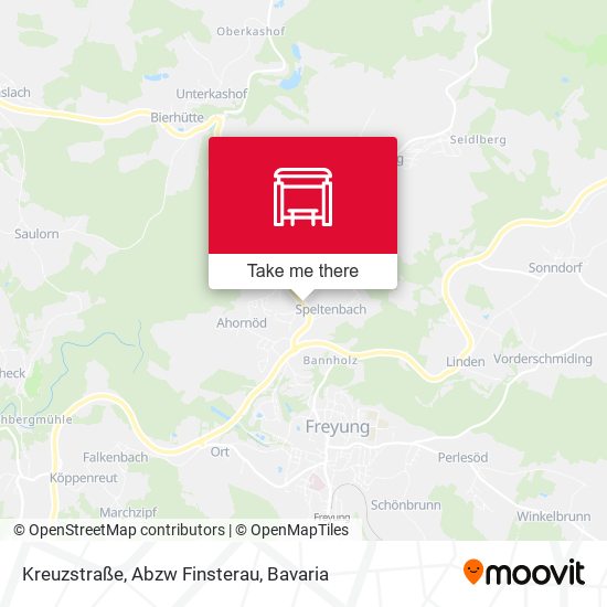 Kreuzstraße, Abzw Finsterau map