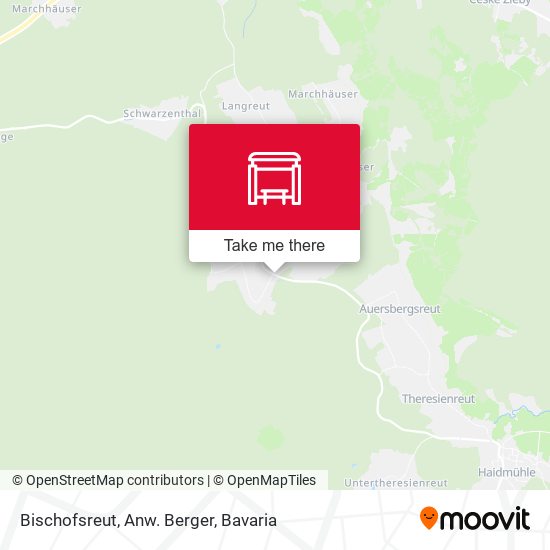 Bischofsreut, Anw. Berger map