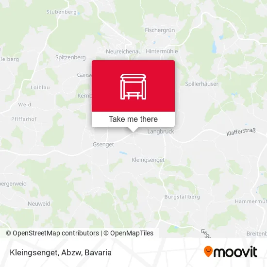 Карта Kleingsenget, Abzw