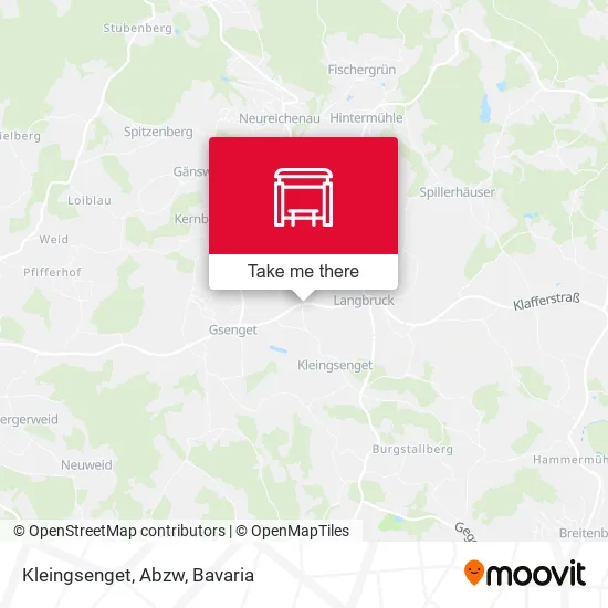 Карта Kleingsenget, Abzw