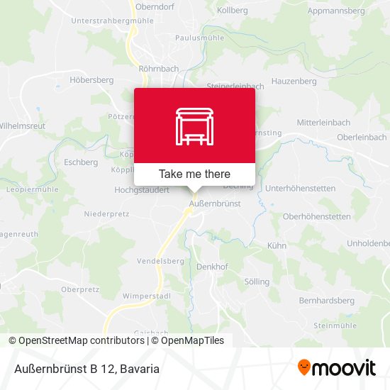 Außernbrünst B 12 map