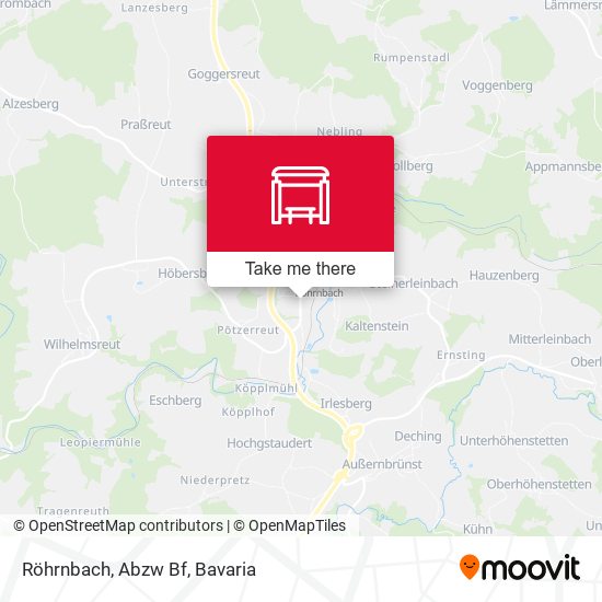 Röhrnbach, Abzw Bf map