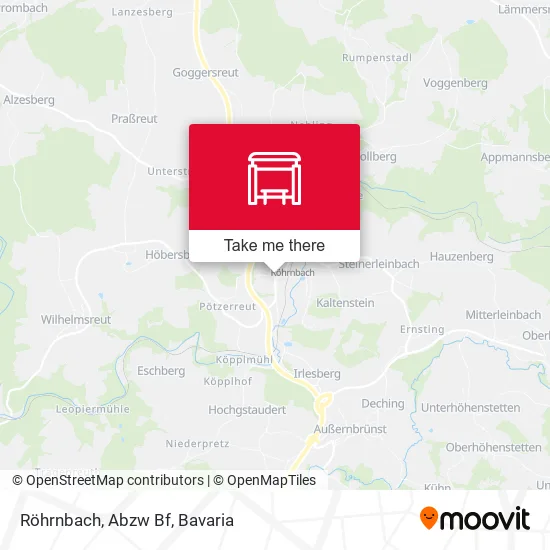 Карта Röhrnbach, Abzw Bf