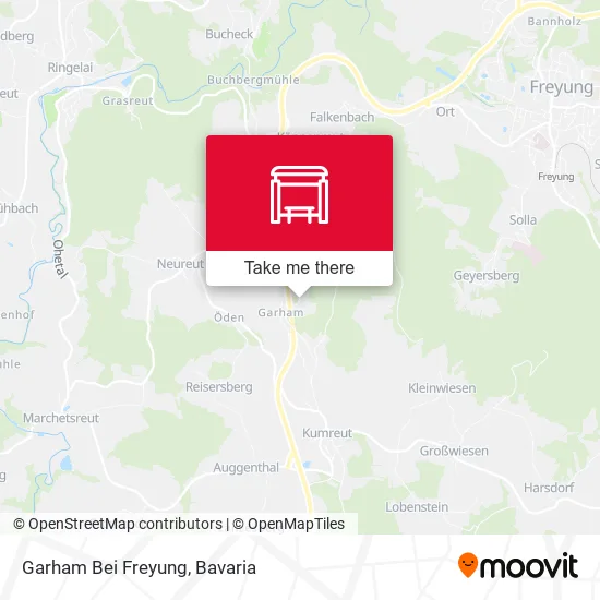 Карта Garham Bei Freyung