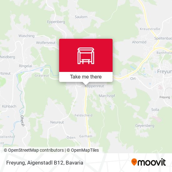 Freyung, Aigenstadl B12 map