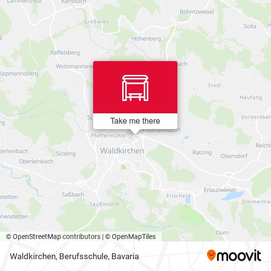 Waldkirchen, Berufsschule map