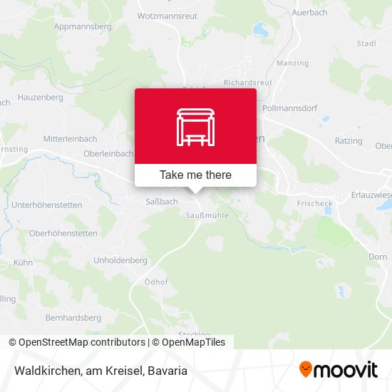 Waldkirchen, am Kreisel map