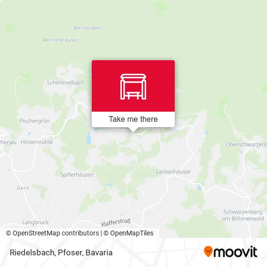 Карта Riedelsbach, Pfoser