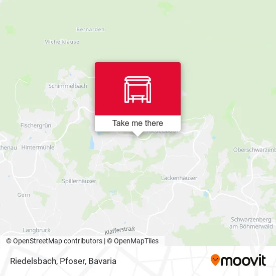 Карта Riedelsbach, Pfoser