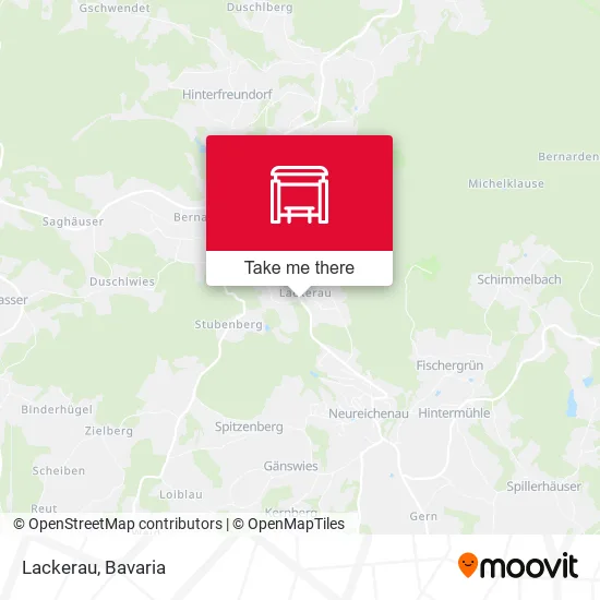 Карта Lackerau